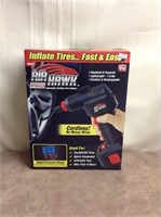 CORDLESS TIRE INFLATOR / AIR HAWK PRO AUTOMATIC