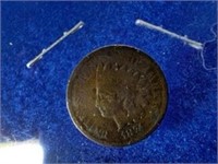 1874 Scarce Date Indian Head Cent - Very Nice Good