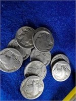 10- 1913 Type 1 Mound Buffalo Nickels