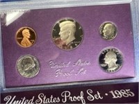 1985 U.S. Proof Set Sharp Proof Coins