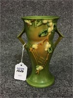 Roseville Snowberry Dbl Handled Vase