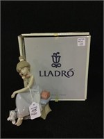 Lladro Porcelain 5466 Chit Chat Figurine
