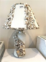 Vintage Lamp Embellished with Shells
