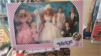 1990 Wedding Party Midge Barbie Set NIB