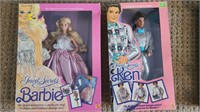 1986 Jewel Secrets Barbie & Ken Dolls NIB