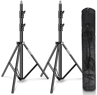Emart Light Stand 8.5ft, Dual Spring Cushioned Adj