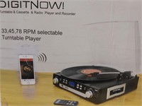 Digitnow! Record Player Turntable, All-in-1 Blueto