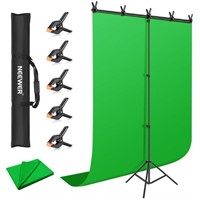 Neewer Green Screen Backdrop Kit, 5 × 8ft Chromake