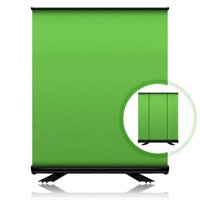 ZUOCHEN Green Screen Backdrop 5x6.6FT Portable Col