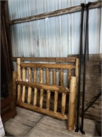 Log Bed Frame-possible queen