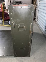 Large Vintage Military File Box