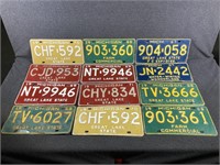 Assorted Michigan License Plates