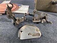 Vintage Singer Sewing Machine Pieces and Guides