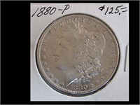 1880-P MORGAN SILVER DOLLAR