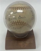 1960’s Signed Cubs Baseball W/ Ernie Banks