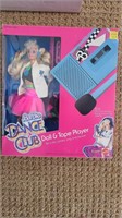 1989 Barbie Dance Club Doll & Tape Player NIB