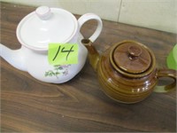 2 English made teapots
