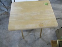 Maple TV tray (good cond)