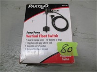 Sump pump vertical float switch (new)