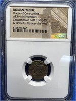 Graded Roman Coin