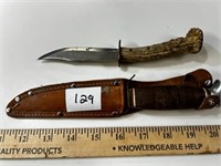 Pair Of Hunting Knives - One Sheath