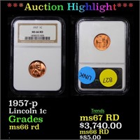 ***Auction Highlight*** NGC 1957-p Lincoln Cent 1c