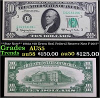 **Star Note** 1963a $10 Green Seal Federal Reserve