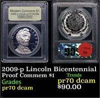 Proof 2009-p Lincoln Bicentennial Modern Commem Do