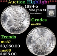 ***Auction Highlight*** 1884-O Morgan Dollar $1 Gr