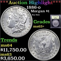 ***Auction Highlight*** 1886-o Morgan Dollar 1 Gra