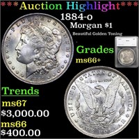 ***Auction Highlight*** 1884-o Morgan Dollar 1 Gra