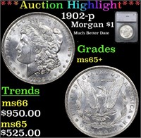 ***Auction Highlight*** 1902-p Morgan Dollar 1 Gra
