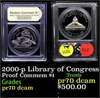Proof . 2000-p Library of Congress Modern Commem D