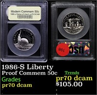 Proof . 1986-S Liberty Modern Commem Half Dollar 5