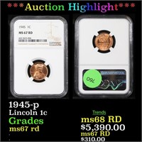 ***Auction Highlight*** NGC 1945-p Lincoln Cent 1c