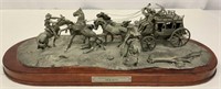 Western Heritage Museum Pewter Sculpture: HOLDUP