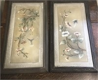 2 FRAMED HUMMINGBIRD PICTURES