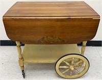 Hitchcock Tea Cart with Leaves
