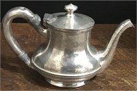 ALBERT NICK AND CO NICKEL SILVER SMALL TEAPOT