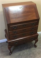 MADDOX FURNITURE SECRETARY DESK w KEY