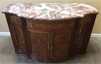 VTG. MARBLE TOP DRESSER