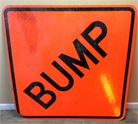 Large Bump Road Sign #1