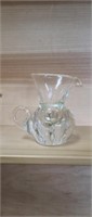 Vintage blown glass pitcher