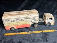 North American van lines tin litho toy japan
