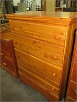 SOLID PINE 4 DRAWER CHEST