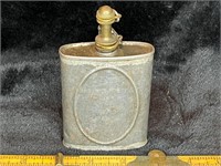 ANTIQUE OIL CAN BRASS TOP