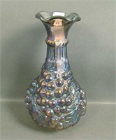 IG Imperial Grape Smoke Ruffled Vase