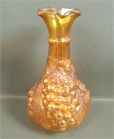 IG Imperial Grape Smoke Ruffled Vase