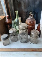 Old jars and bottles