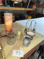 CANDLES AND MISC LOT
